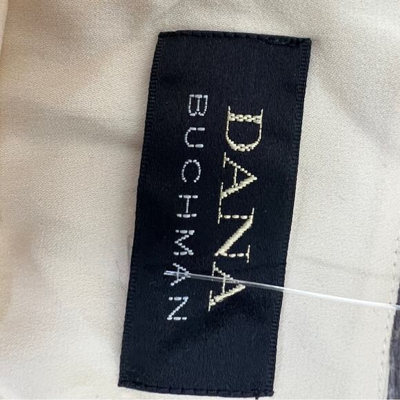 NWT Dana Buchman cream beige silk blend blouse top shirt size 12 B152 - Picture 2 of 4